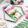 100Pcs 10x10cm Christmas Series Cookie Biscuit Candy Snack Plastic Self-adhesive Xmas Party Gift Bags