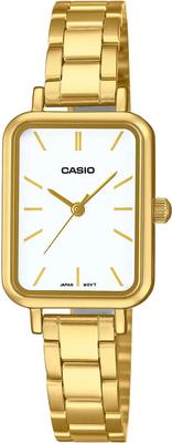 Casio Casio Standard Cheap Casio Chipkashi Watch Ladies Quartz Brass Metal Gold White LTP-V009G-7E [Item]