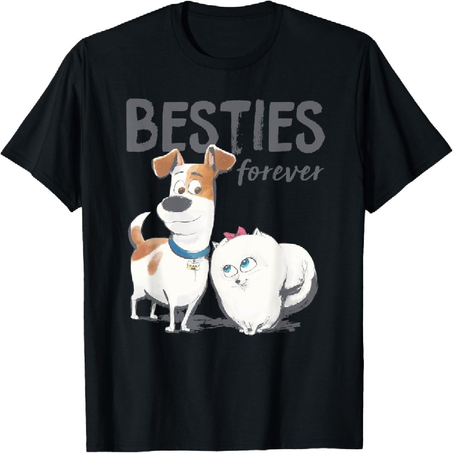 Pets 2 Max and Gidget Best Friends T-Shirt S