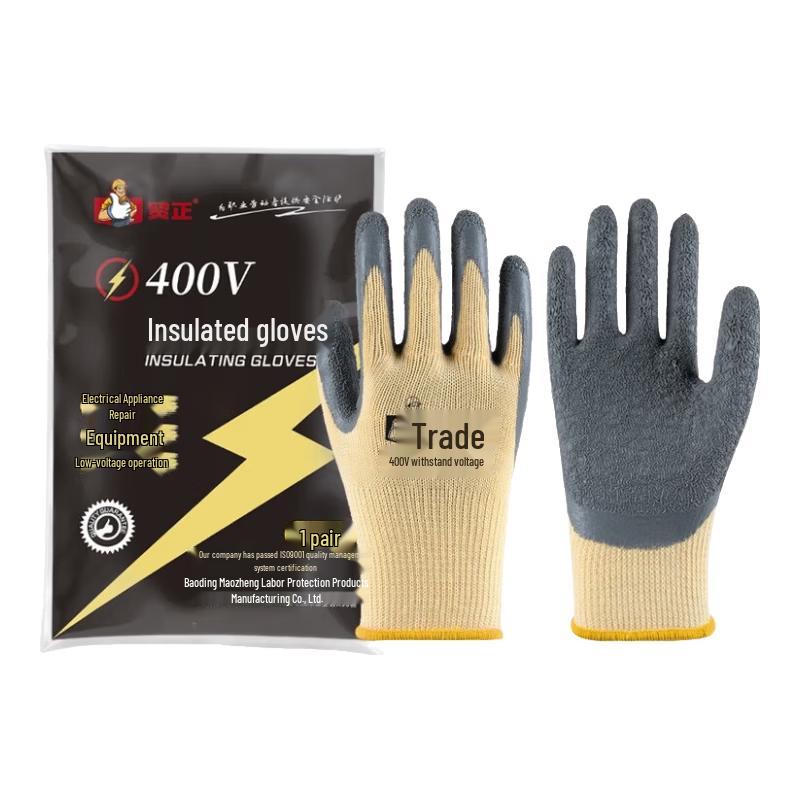 Maozheng 400V Insulated Electrician Safety Gloves
