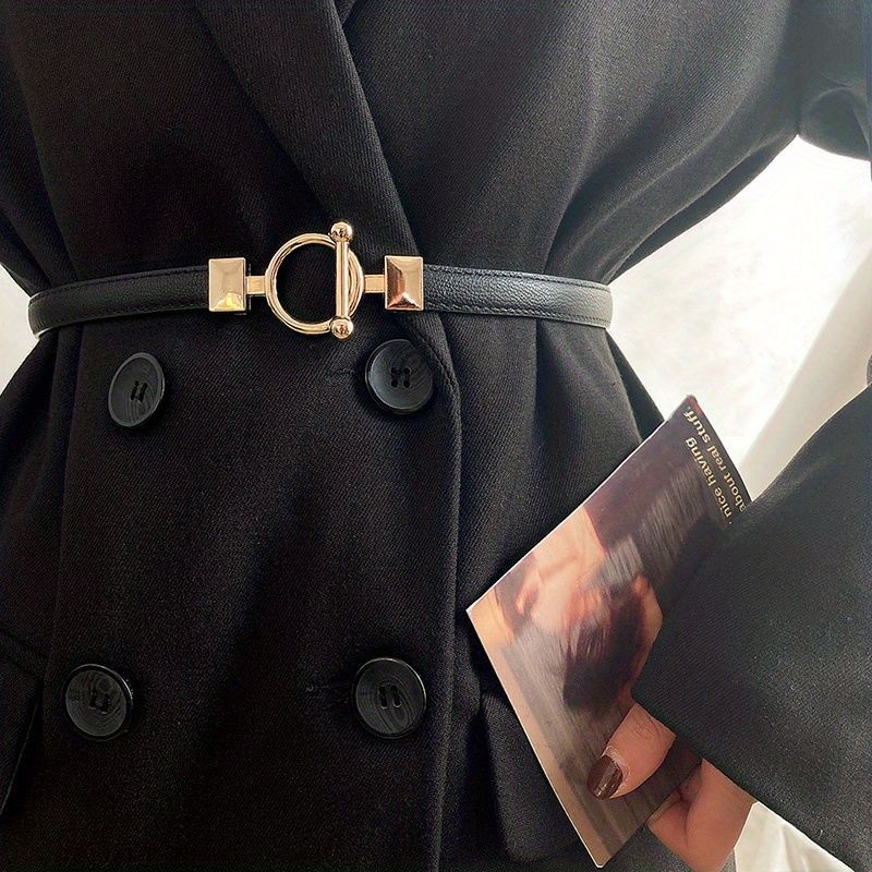 Contemporary Womens Summer Dress Accessories Pu Waist Belt In Various Elegant Shades