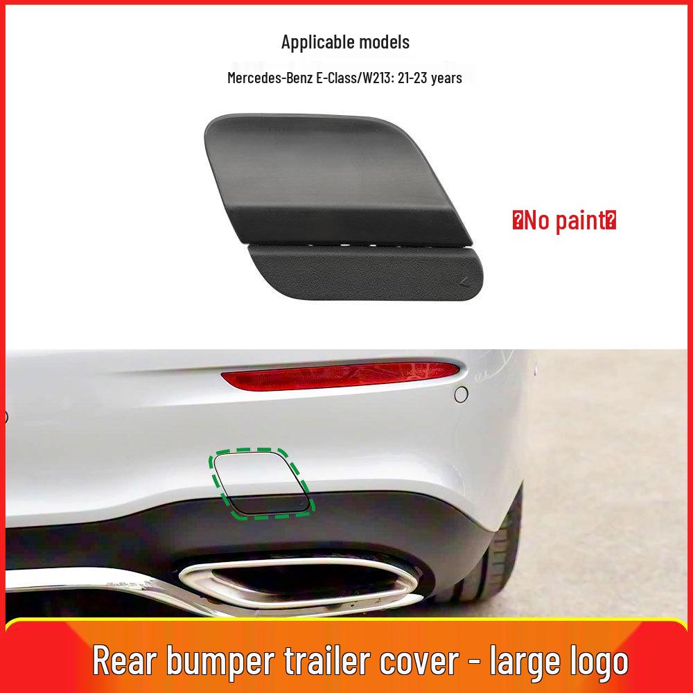 Compatible with 2021-2023 Mercedes E-Class W213 Sport Rear Bumper Tow Hook Cover (2138855705)
