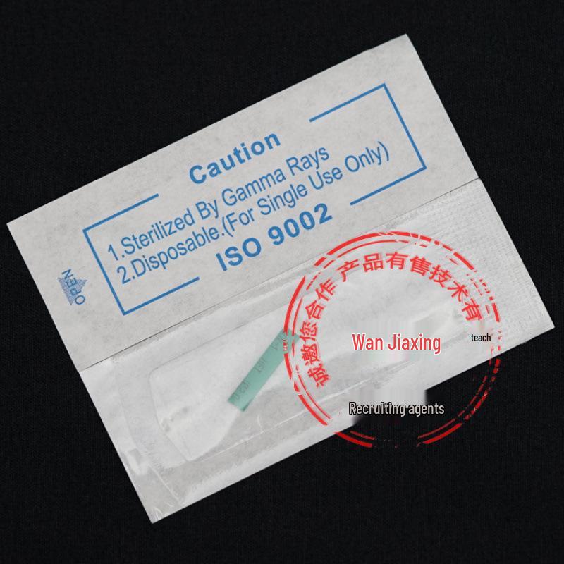 16-Pin Fine Microblading Needle Blade for Eyebrow Embroidery, 0.18mm Silk Skin Consumables.