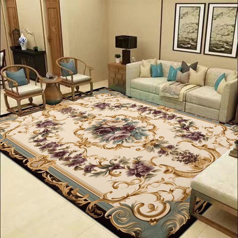 European Carpets for Living Room Rugs for Bedroom Decoration Bedside Rug Large Size 200x300cm Non Slip Floor Mat Customizable