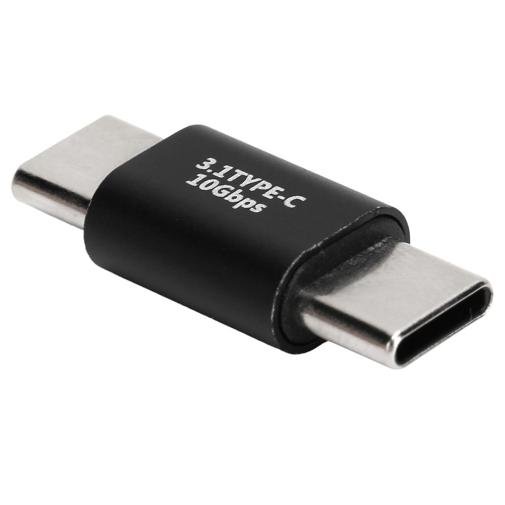 USB C Extender Adapter Type C 3.1 Male To Male Adapter Support Fast Charge 10Gbps Data Transfer