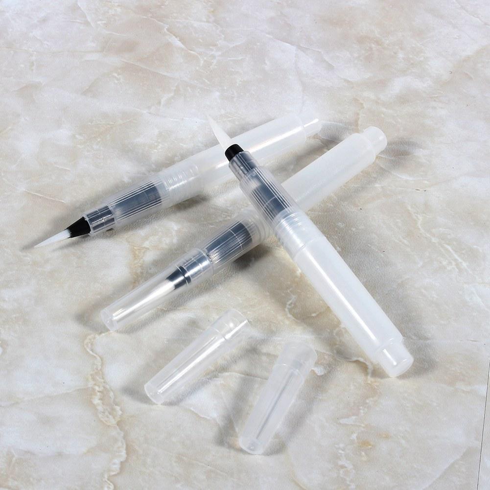 3pcs Water Ink Brush Pen for Watercolor Calligraphy Painting Tool Set