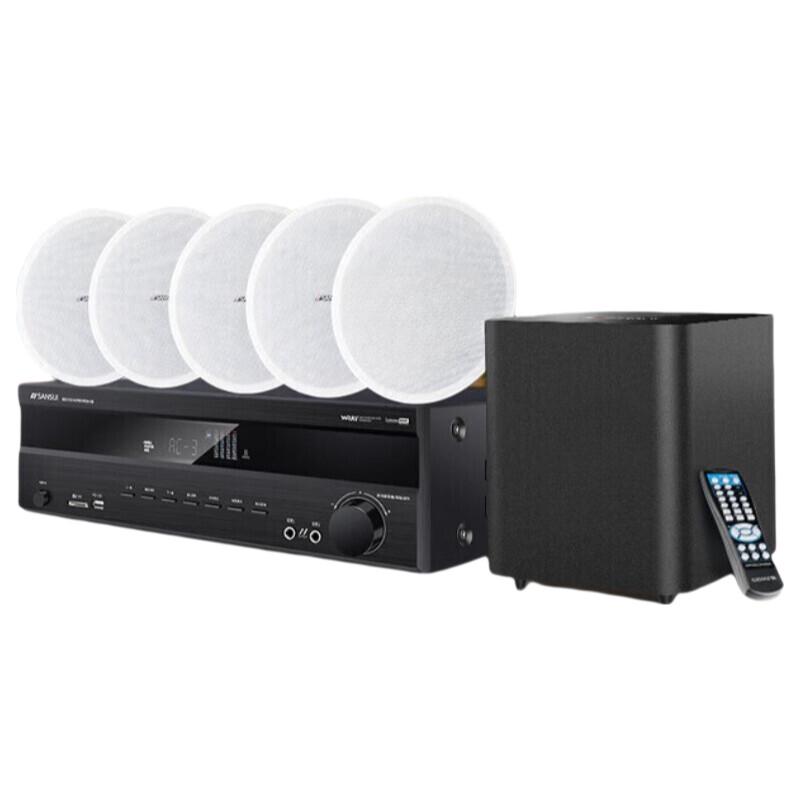 SANSUI T3 5.1 Channel Home Theater Ceiling Speaker System (CN version)