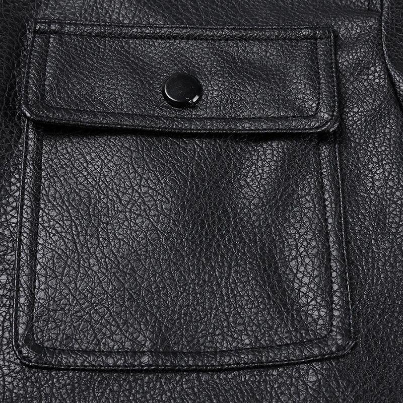 Spring & Autumn Women's Short Leather Jacket – Stylish Motorcycle Outerwear