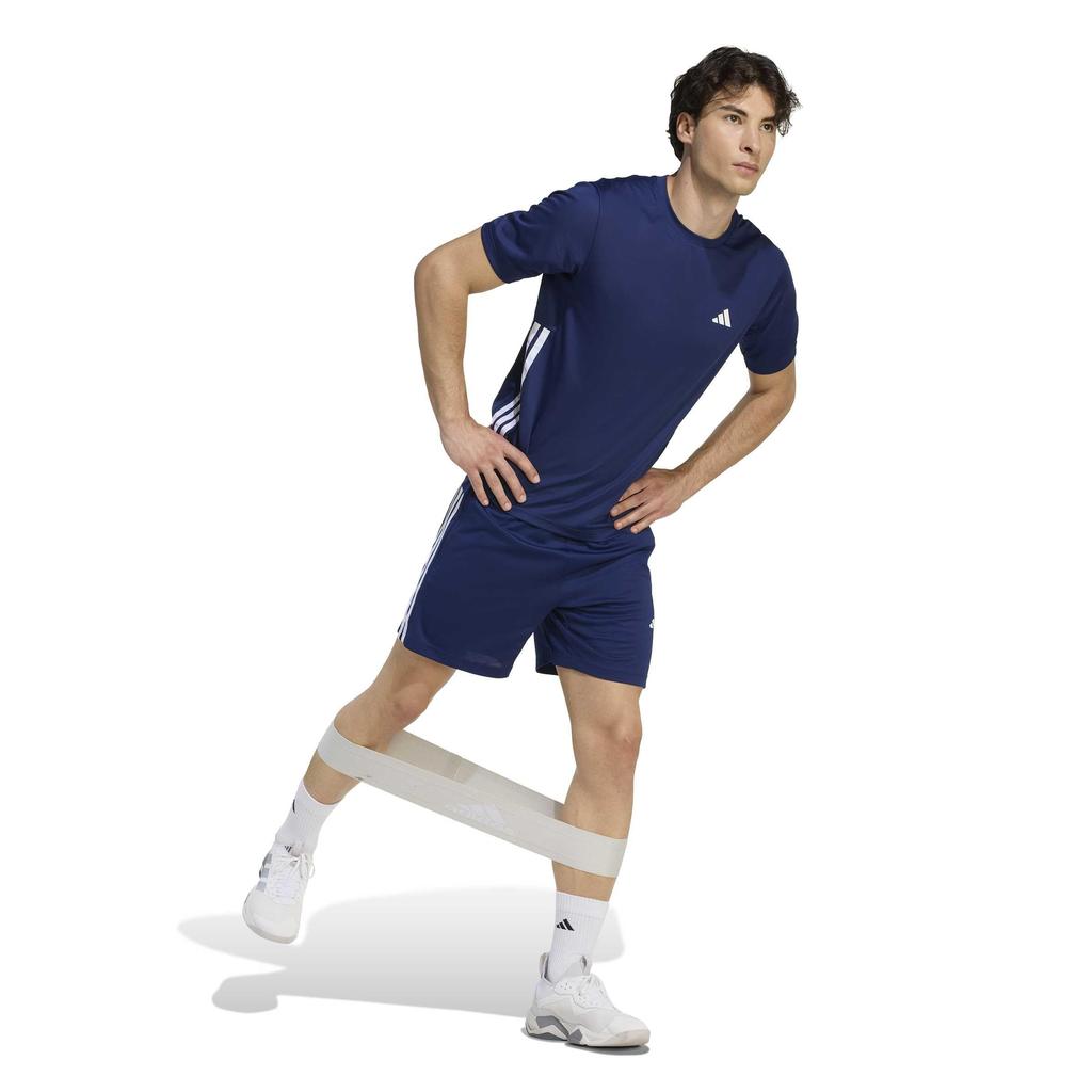 Adidas PIQ Shorts TR138 Dark L WO-ES 3-Stripes 7-inch Men's Blue/White (KD0694)
