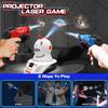 VATOS Infrared Laser Tag Projector Duck Hunts Shooting Game 2 Players Cstag Pistol Guns Toy Indoor Game For Kids Boys Girl Gift