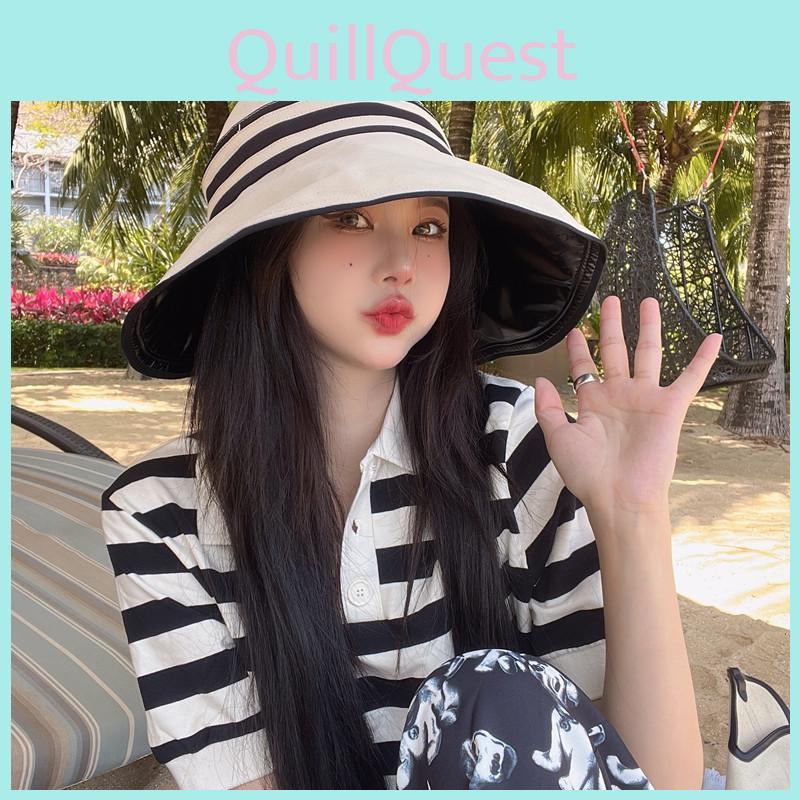 Summer Stylish Sun Protection Hat Women Korean Fashion Versatile Look Younger