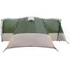 Family Tent for 12 Persons Green and White 760 x 645 x 230 cm