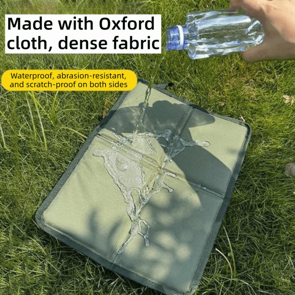 Portable Outdoor Sitting Pad Oxford Cloth Foldable Seat Cushion Camping Seat Pad Trekking