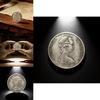 Elizabeth Ii Manx Silver Coin With Antique Finish For Collectors And Decor