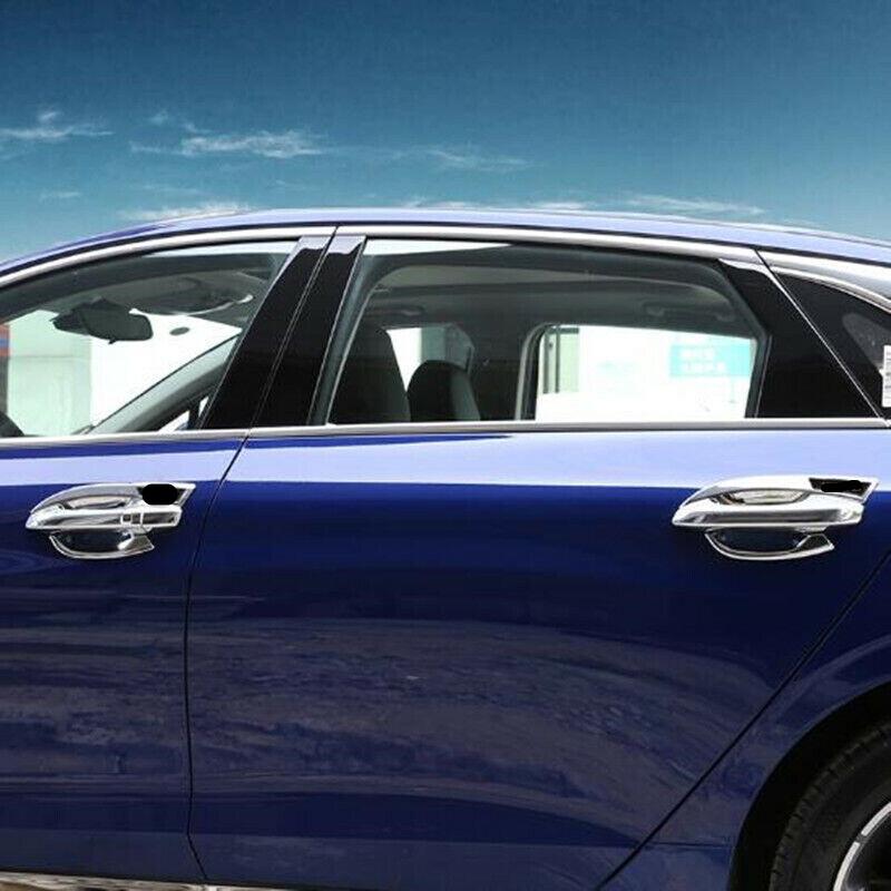 5PCS Chrome Exterior Door Handle Cover Trim For KIA K5 2020 2021 2022 2023