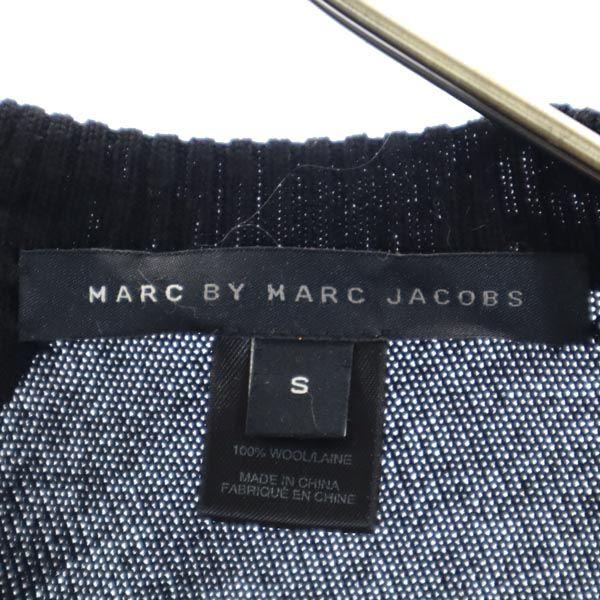 Marc by Marc Jacobs Long Sleeve Design Knit S Back Zip Sweater Women Used