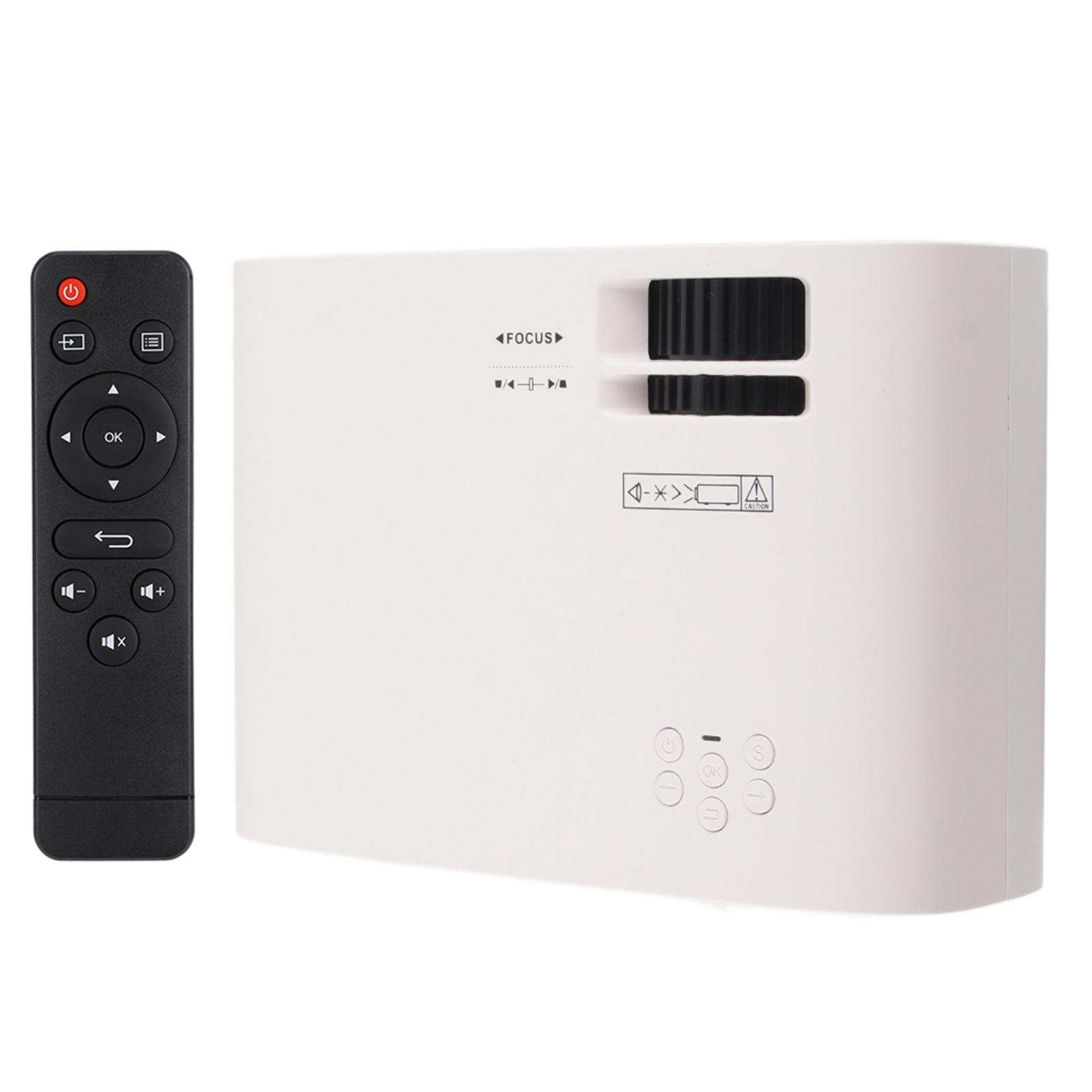 

Портативный HD LCD 720p W90, стандартная версия, видеопроектор, белый цвет EU Plug