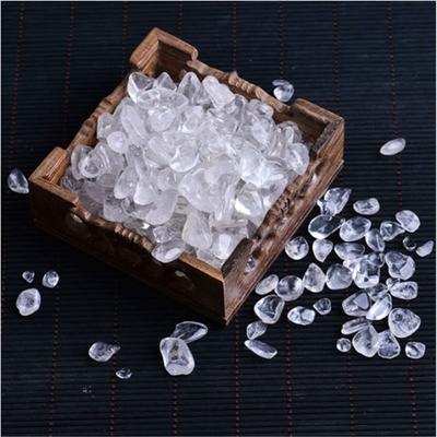 Natürlicher Kristall Siebenfarbiger Achat Wiederverwendbar Transparent 100g Kies Ornament Kunstlandschaft Handwerk für Gartendekoration