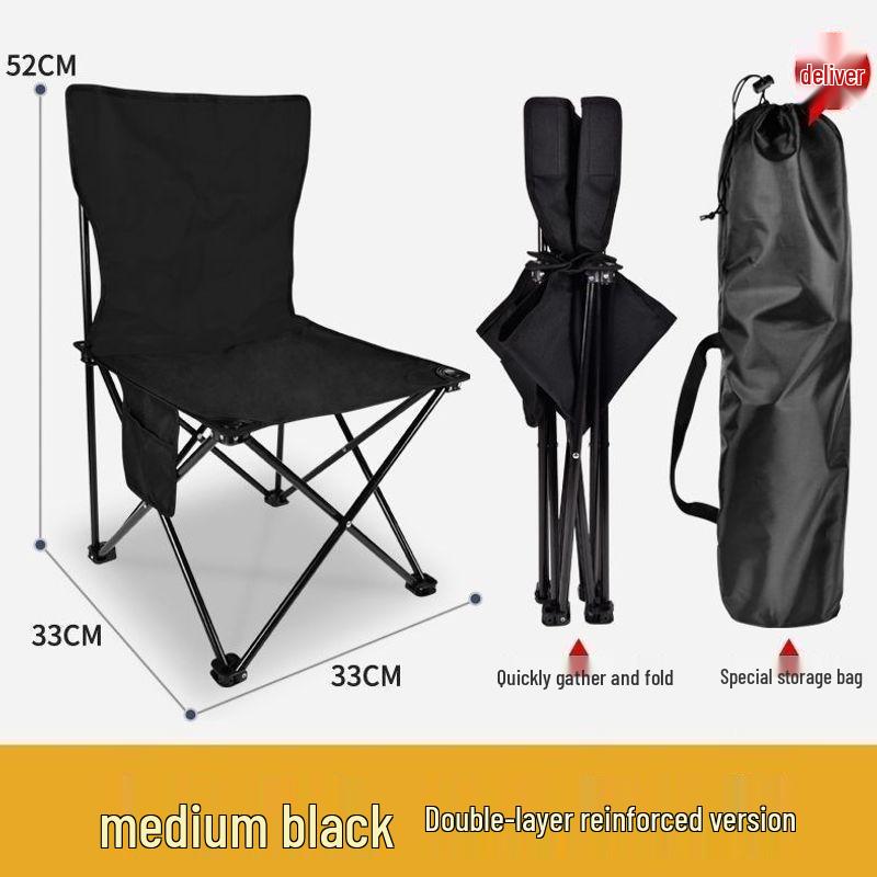 Portable Extra Thick Folding Fishing Chair & Bench