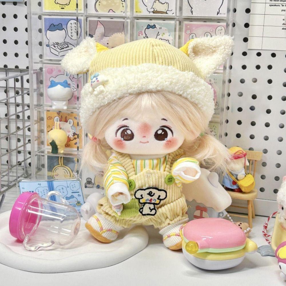 Cartoon 20cm Dolls Clothing Set Colorful Miniature Dress Suit Trendy Doll's Accessories  BJD Doll