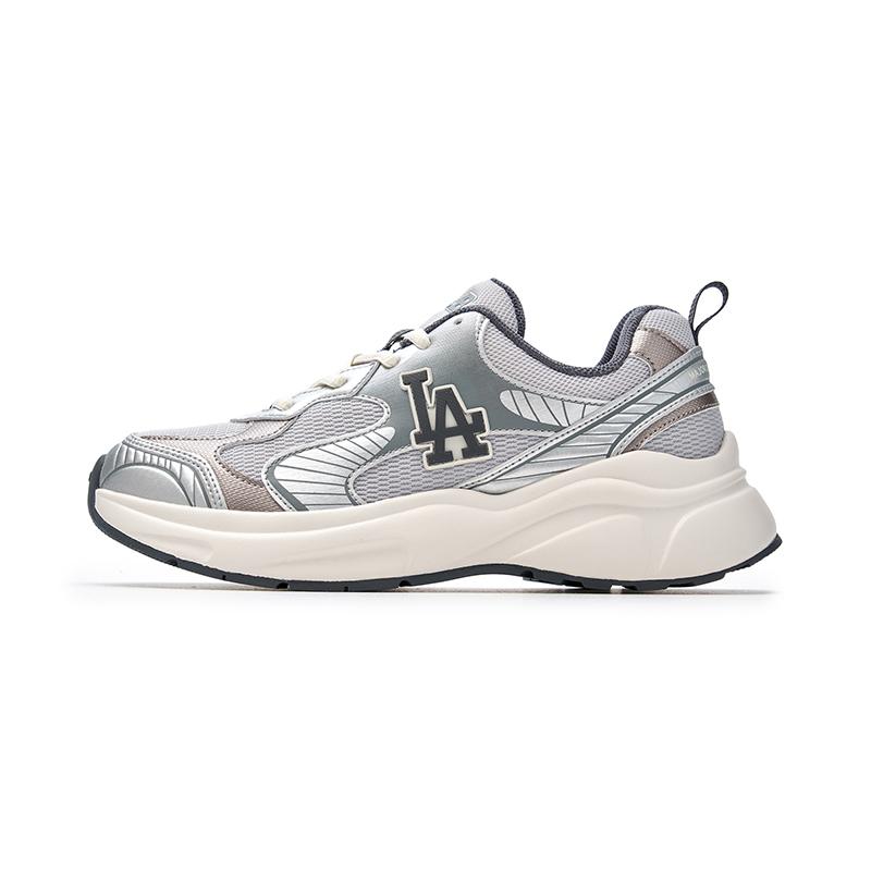 

New MLB Chunky Jogger Non slip Lightweight Low Top Running Shoes Unisex Light Gray 3ARNA065N-07GRL 44