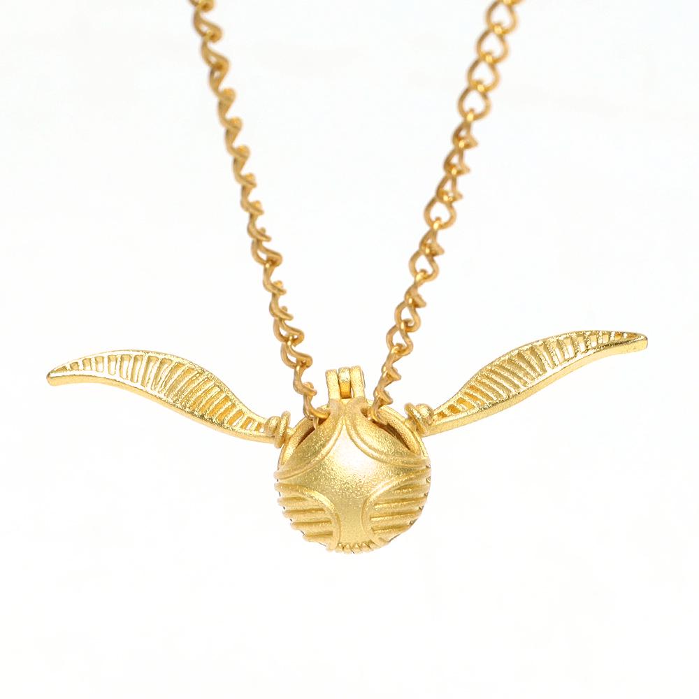 Magic Academy Golden Thief Wings Necklace - Cosplay Collarbones Accessory