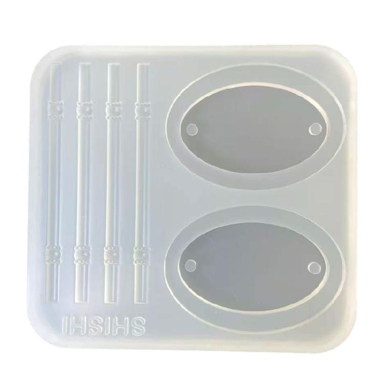 Pack of 2pcs Easy Clean Silicone Sand Clock Molds Perfect for Resin Art and Decorative Soap and Candle Creation