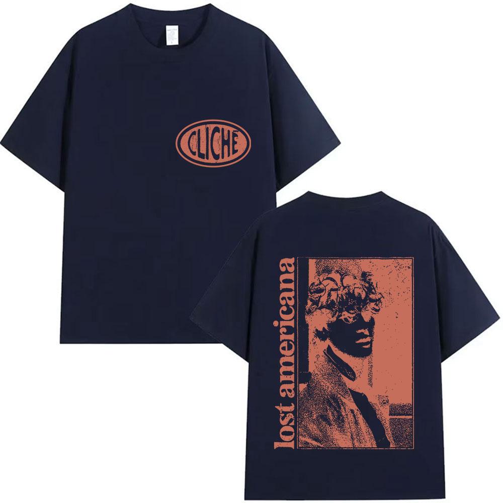 

2025 Summer Limited Rap Machine Gun Kelly Tour Album Tshirt MGK Lost Hip Hop Loose Tshirt Mens Retro Cotton Tshirt 4XL