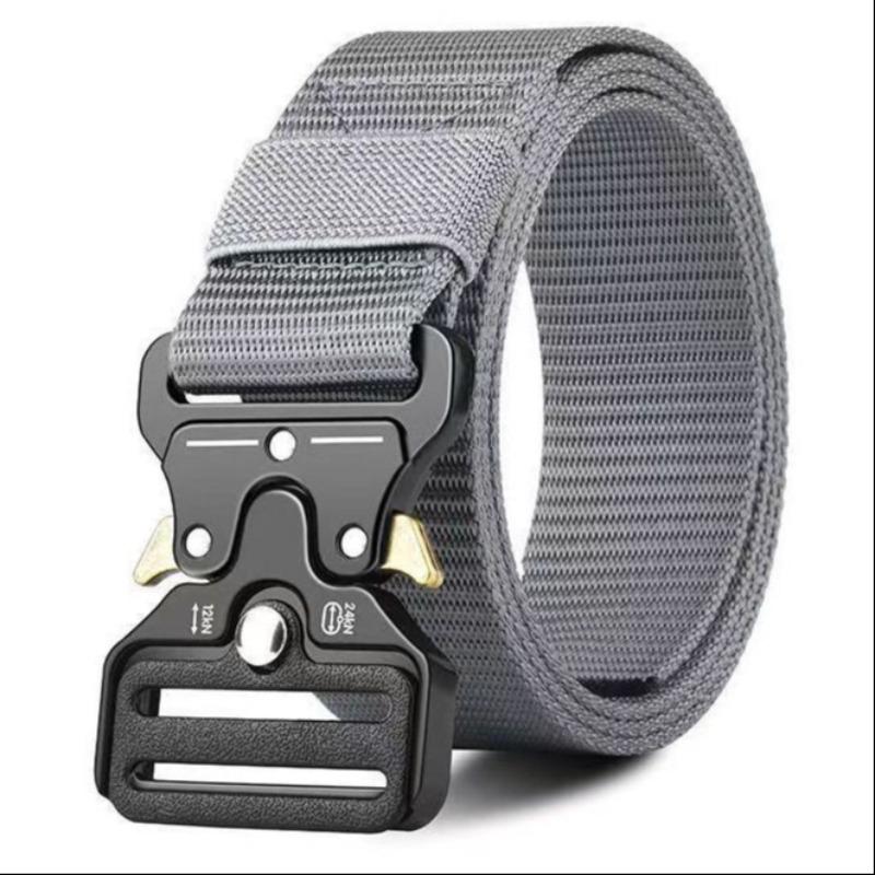 Red Ears Tactical Belt Men's Multifunctional Military Fan Canvas Belt Outdoor Faux Nylon Training Waist Belt