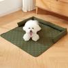 Dog Bed Blanket Dog Mat Sofa Couch Cover Pet Pad with Neck Pillow Washable Calming Nest for Travel Home