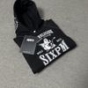 Cross-border Men's & Women's Warm Embroidered Hoodie & Sweatpants Set - Autumn/Winter Velvet Casual High Street Style