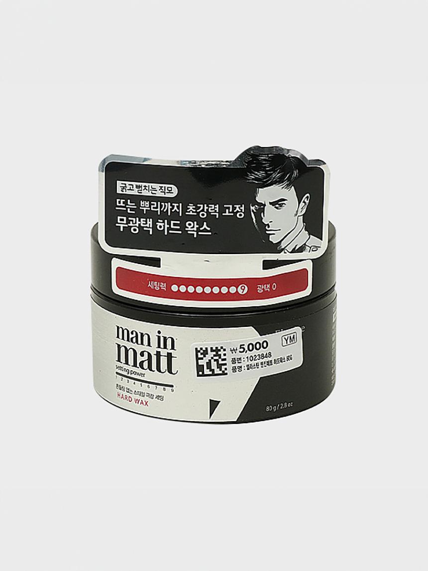 Elastine Men s Matte Hard Wax 80g 1ea
