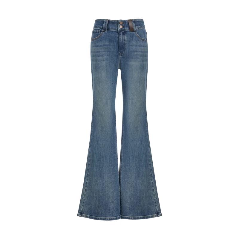 Veromoda Damen High-Waist Micro-Flared Jeans