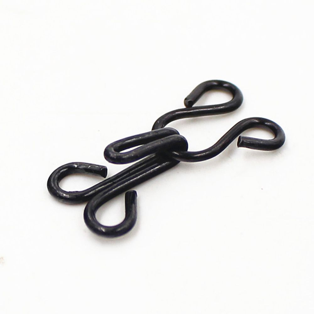 

Closure for Clothing DIY Jacket Hooks Replacement Craft Buckle Sewing Hook and Eye Bra Buckle 22mm чёрный