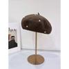 25 early autumn new silver silk rhinestone beret hat wool elegant knitted hat tide