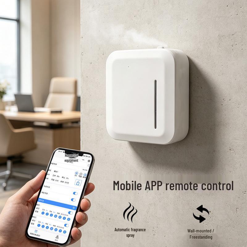 Intelligenter Bluetooth Aroma Diffusor mit Timer - Kompakter Duftsprüher für Wohnungen und Empfangsbereiche