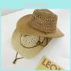 Women's Hollow Out Woven Straw Cowboy Hat Sun Hat Beach Sun Hat For Summer
