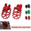 Fußrasten Fußrasten Pedal Fußrasten Für Honda CR 80 85 R CRM 250 XR 400 R CRF 230 1000 L DTC Für KAWASAKI KLX 250 S 300 R KLR 650