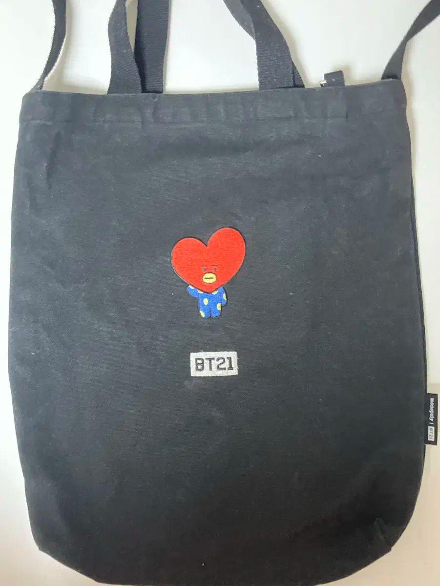 

[USED] BTS (Bangtan Boys) BT21 V (V Taehyung) TATA Eco Bag