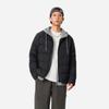 Li Ning China Color Series Solid Color Stand Collar Zipper Long Sleeve Down Jacket Men Jacket Black AYMU353-1