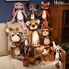 Adorable Long-legged Plush Animal Toys Featuring Cute Lion Tiger Leopard And Deer Designs