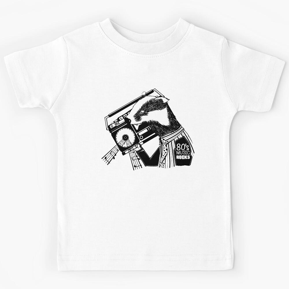80 S Music Badger Kids T-Shirt 160