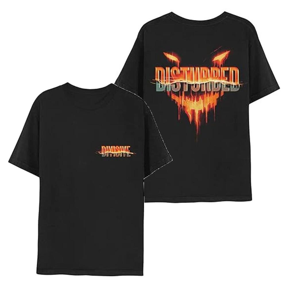 Disturbed Divisive Graphic Double Sided T-Shirt XXL