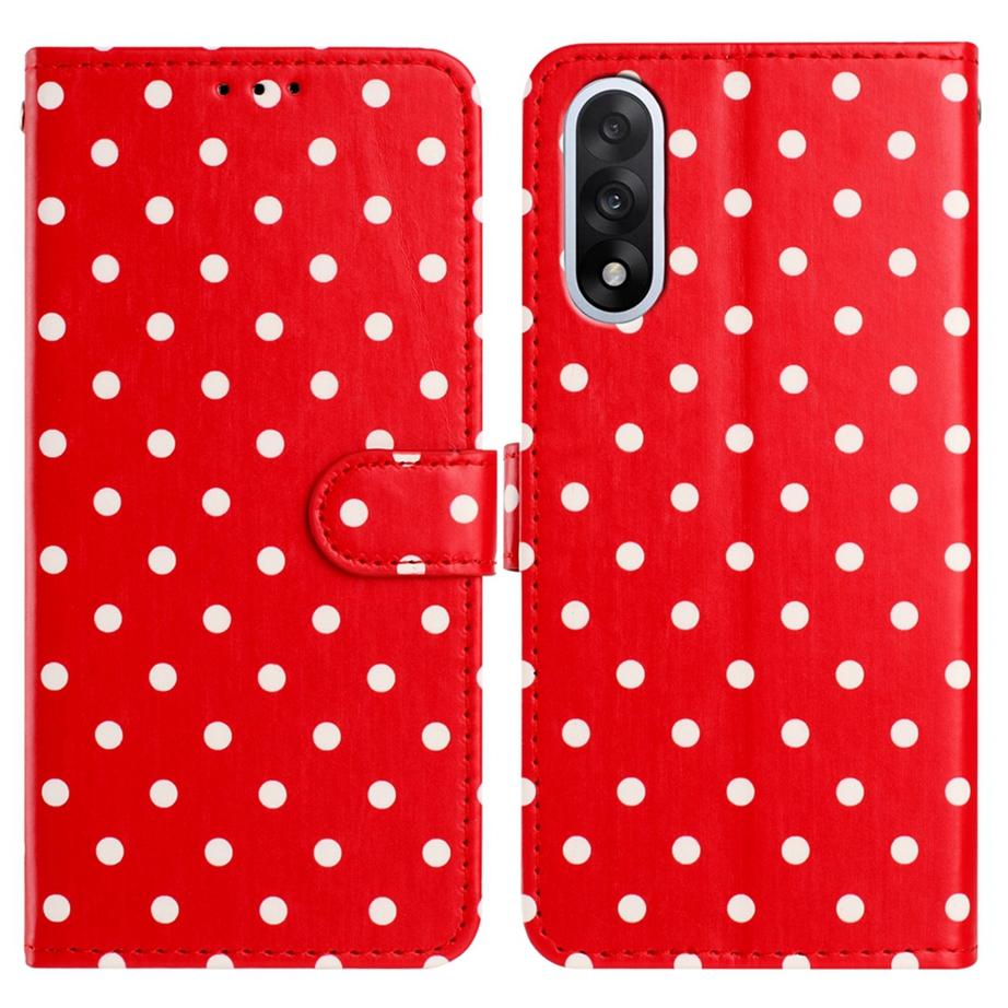 

For OnePlus Nord 5 5G Leather Case Polka Dot Pattern Wallet Stand Folio Phone Cover