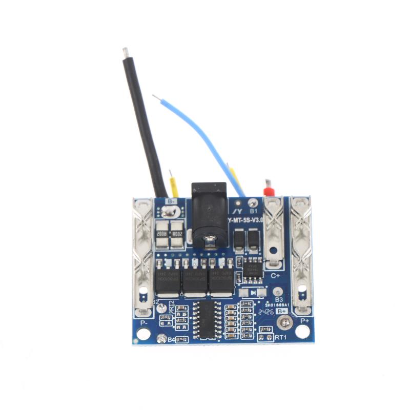

1 шт. Аксесуари для DIY 3Mos 21V 5S BMS Плата друкованої плати Підходить для Плати захисту літієвої батареї з захистом від температури