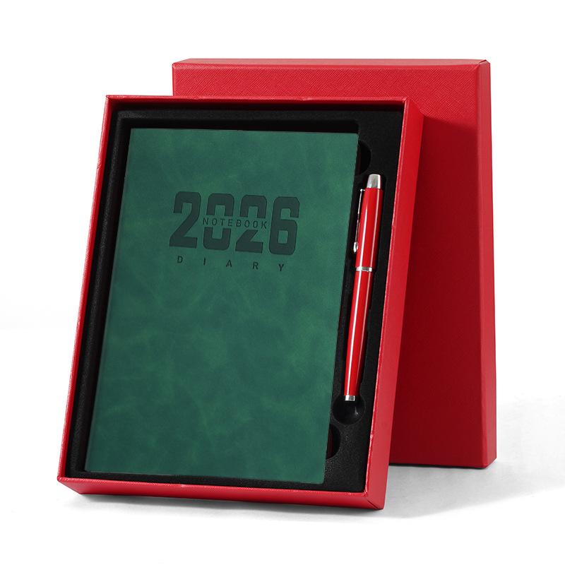 2026 Chinese Daily Planner: Agenda & Efficiency Management Notebook