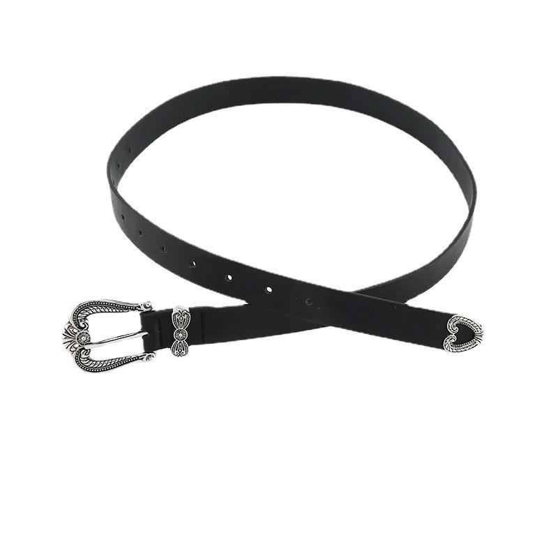 High-quality Faux Leather Retro Belt For Women With Simple And Stylish Design