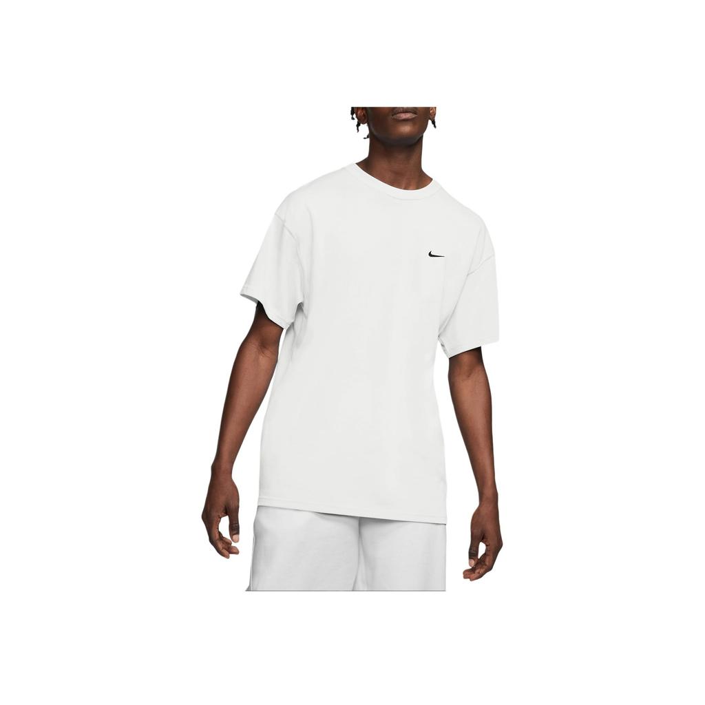 Nike Lab Solo Swoosh Essential Sports Short Sleeve T-Shirt Men Tops White DA0321-100