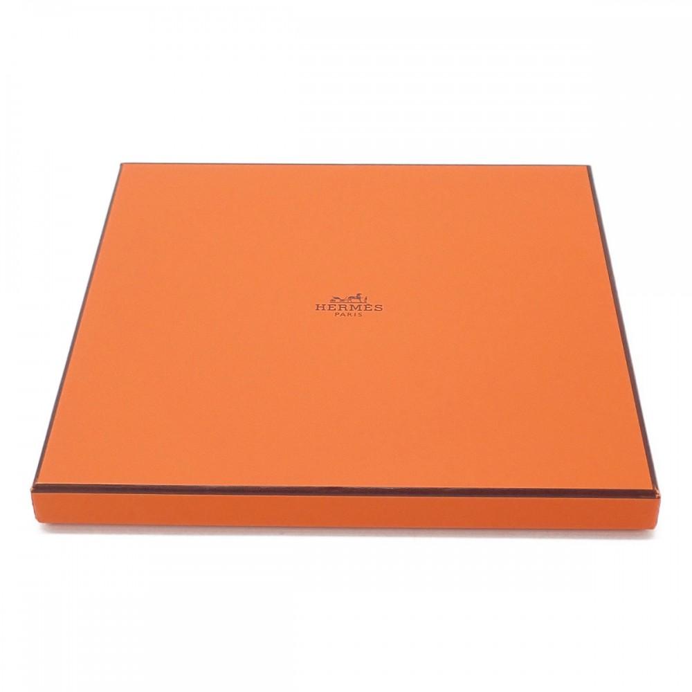 HERMES   scarf white/pink silk Women