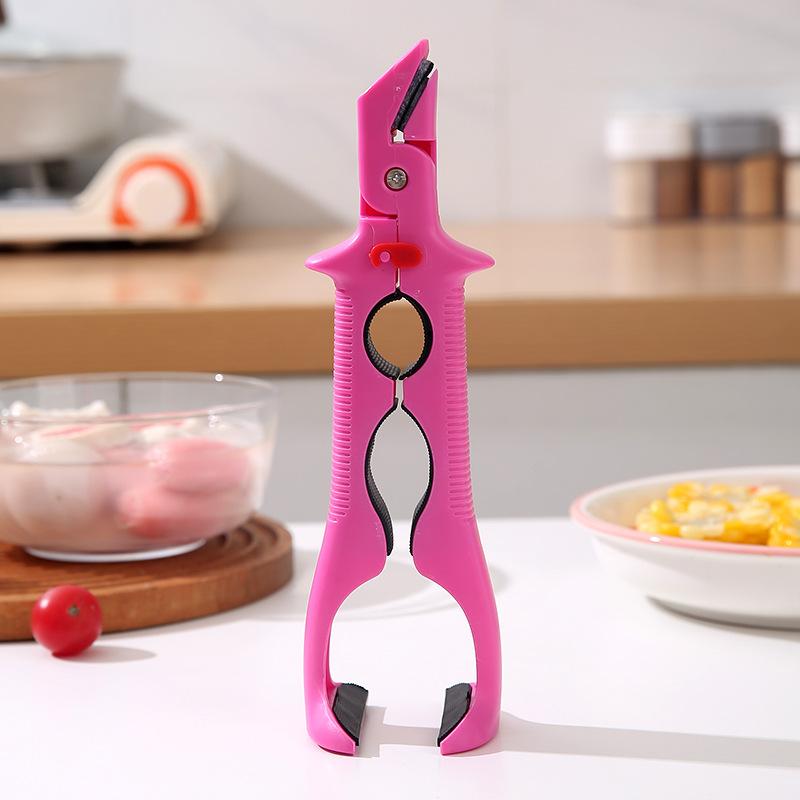 3-in-1 Multifunctional Bowl Clip Opener Anti-Scald Non-Slip Kitchen Plate Tongs for Steamer Daily Cooking Use